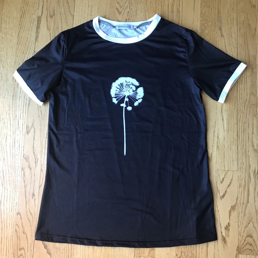 Black Short Sleeve - medium NEW